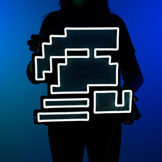 Ultimate Ironman Neon Sign | for Old School RuneScape Fans | Dimmable LED Neon | Gaming Room Decor