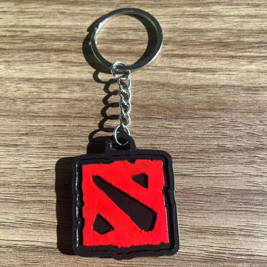 【Free】DOTA2 Logo Keychain(FREE! You Just Pay Shipping)