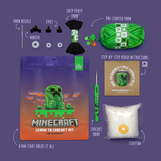 Minecraft Creeper Crochet Kit