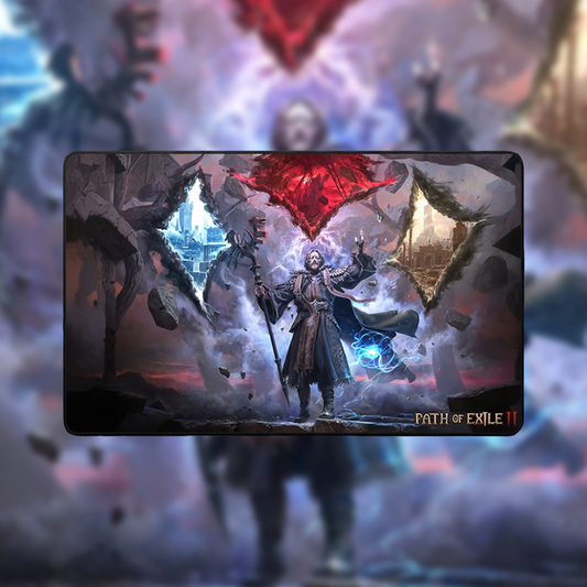 The Oracle Gaming Desk Pad | for Path of Exile 2 Fans | High-Res Character Art | Perfect Gamer Gift