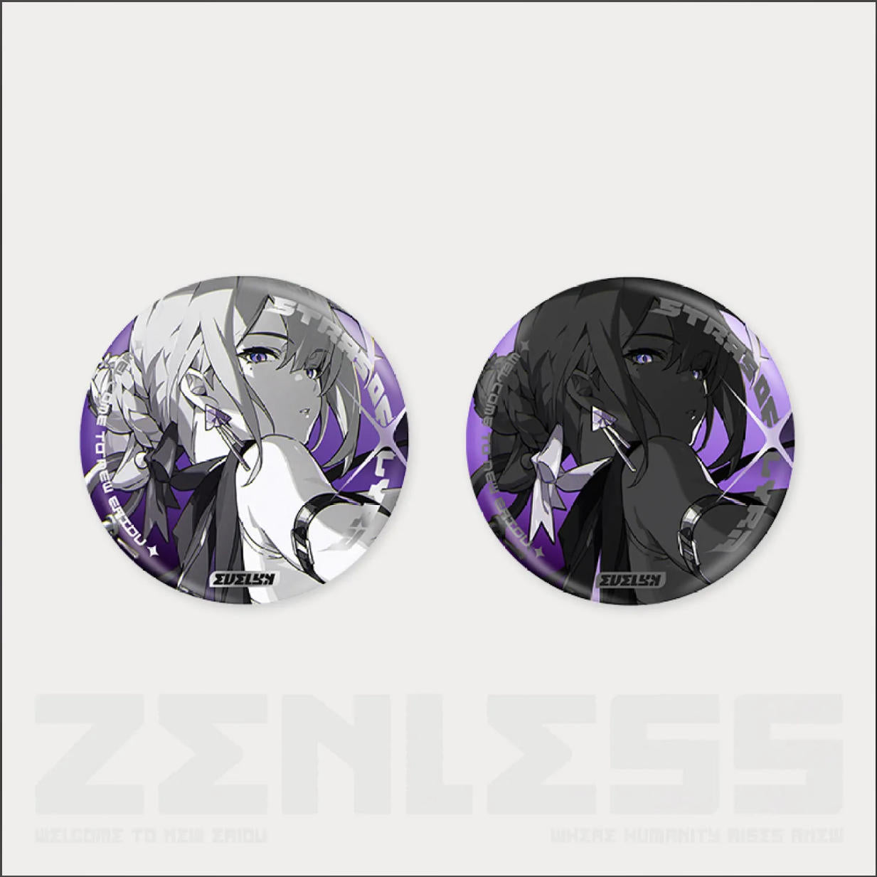 Zenless Zone Zero Ulysses 2-Pack Tinplate Pins - Stars of Lyra Series