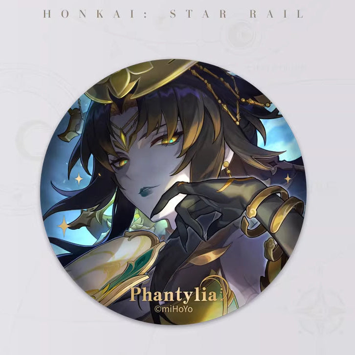 She has long dark hair adorned with golden decorations, and her eyes are bright yellow, exuding confidence and a hint of allure. She is dressed in attire primarily in black and gold tones, complemented by delicate accessories.