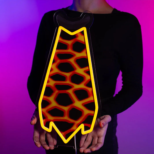 Infernal Cape Neon Sign | for Old School RuneScape Fans | Dimmable LED Art | Gaming Room Decor