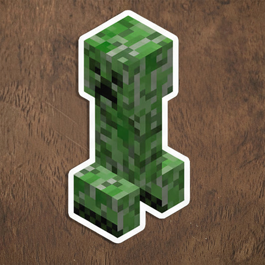 Classic Minecraft creature sticker set, durable waterproof designs inspired by the game world