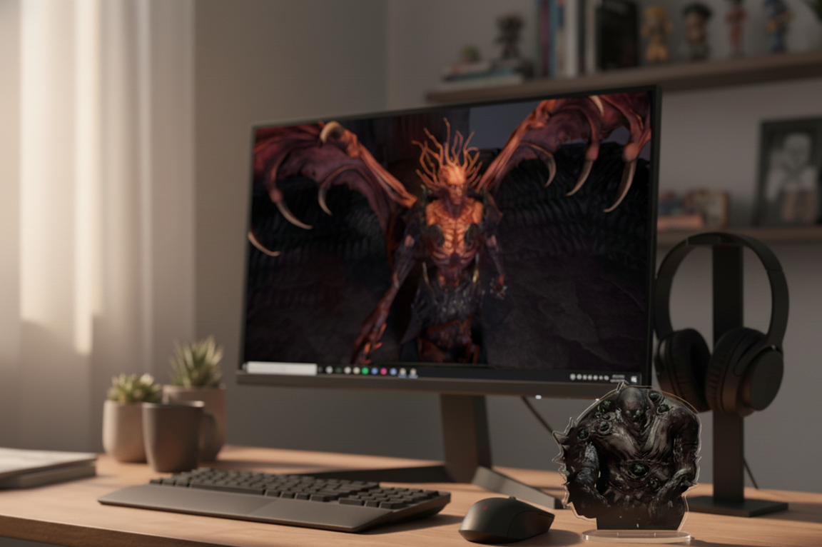 Omniphobia, Fear Manifest | Path of Exile 2 Acrylic Standee | High-Res Desktop Figure