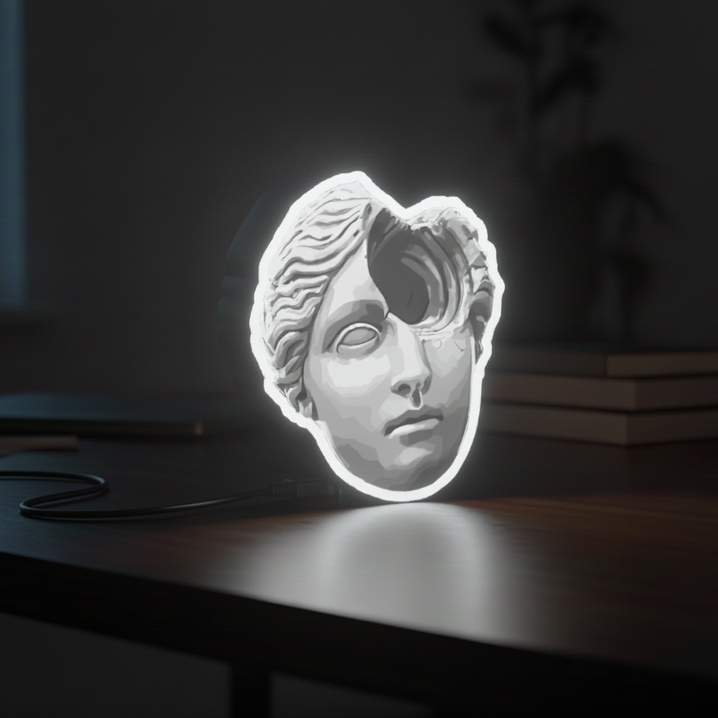 Orb of Annulment Lightbox|Path of Exile 2|Irregularly shaped acrylic material