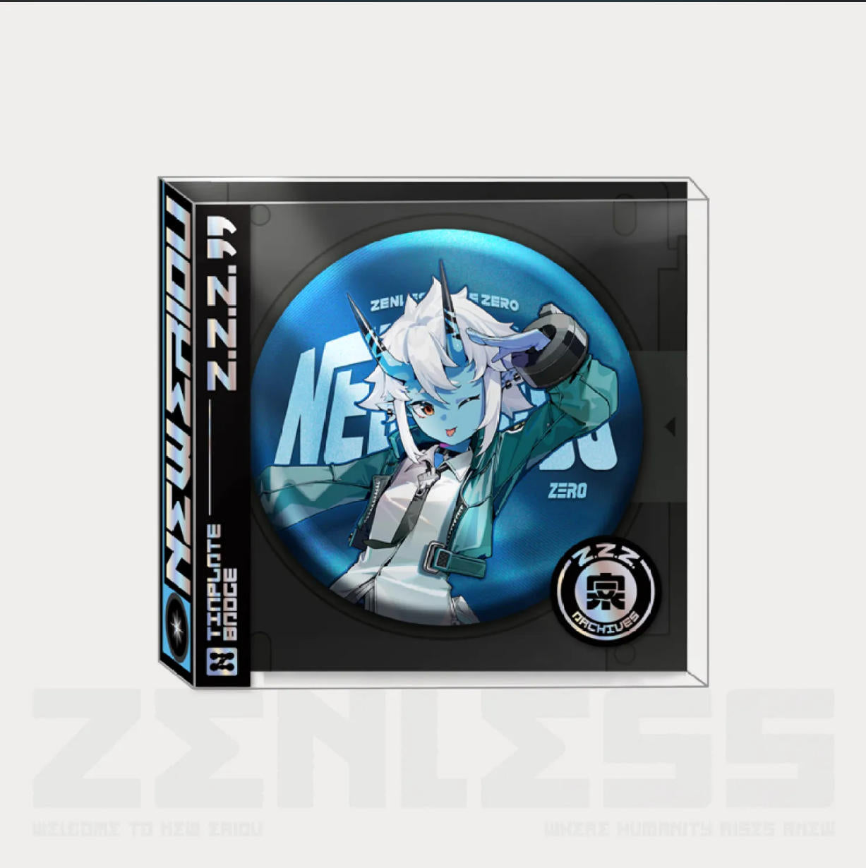 Zenless Zone Zero Anti-Aircraft Section 6: Soukaku 75mm Polarized Shimmer Tinplate Badge