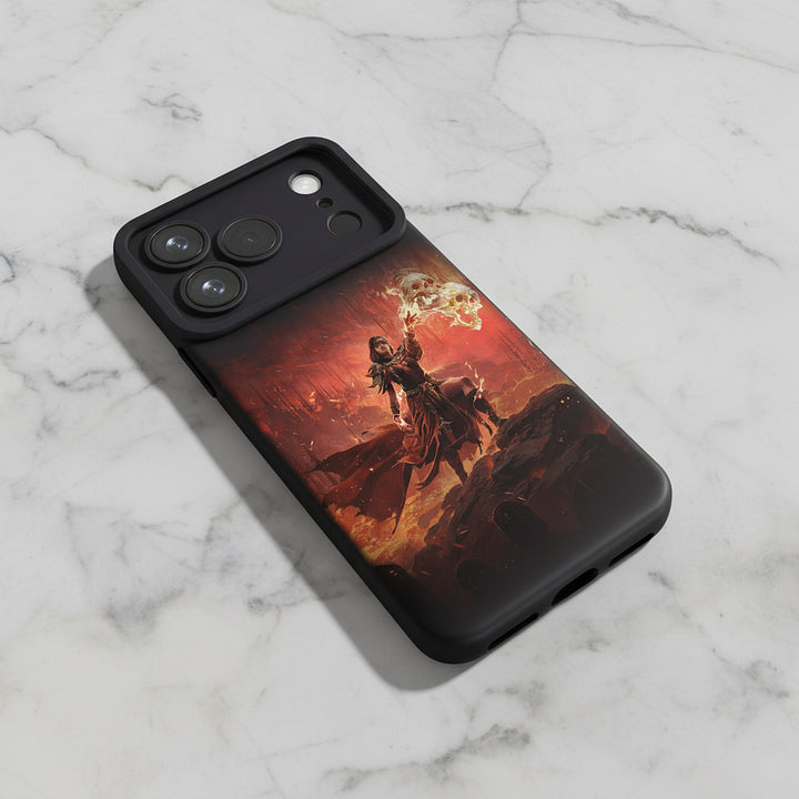 POE2 Infernalist Phone Case | Spellcaster-Themed Art on a Tough Case | Everyday Shockproof Protection | Essential Path of Exile 2 Accessory