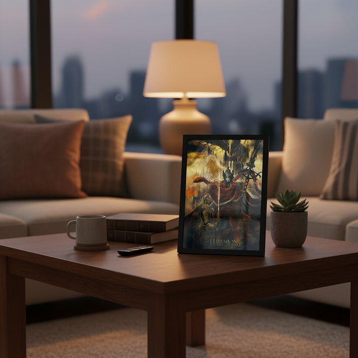 Elden Ring picture frame | Legendary Confrontation with Malenia, Blade of Miquella | Stylish Home & Office Decor | The Ultimate Gift for Elden Ring Fans