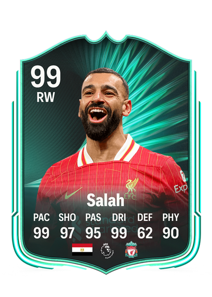 Salah customized football cards | Premium Custom Printing on Quality Stock | Collector's Edition Football Memorabilia