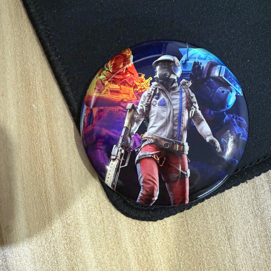 ARC Raiders "Ryder & Squad" Pin Button | for ARC Raiders Fans | Durable Tinplate | Gamer gift