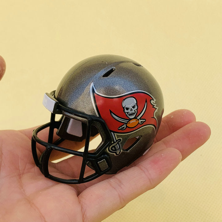 NFL football helmet 1:6 size | Display Case Compatible Scale Replica | Detailed Collector's Showpiece