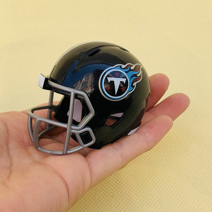 NFL football helmet 1:6 size | Display Case Compatible Scale Replica | Detailed Collector's Showpiece