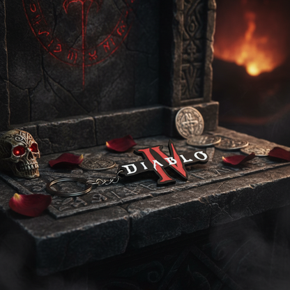 D4 Logo Keychain (FREE! You Just Pay Shipping)