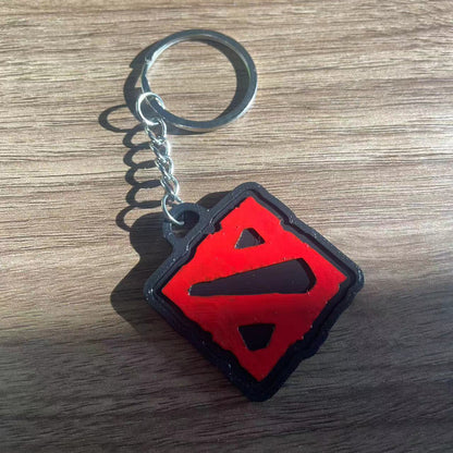 【Free】DOTA2 Logo Keychain(FREE! You Just Pay Shipping)