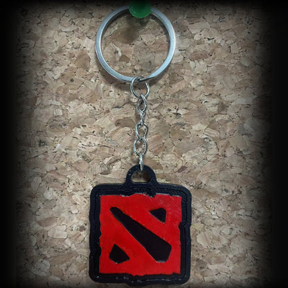 【Free】DOTA2 Logo Keychain(FREE! You Just Pay Shipping)