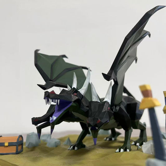 King Black Dragon Figure | OSRS | Resin | Figurine Collectible