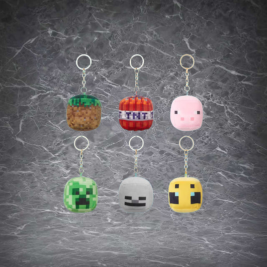 Plush Mini Block Figure Charm