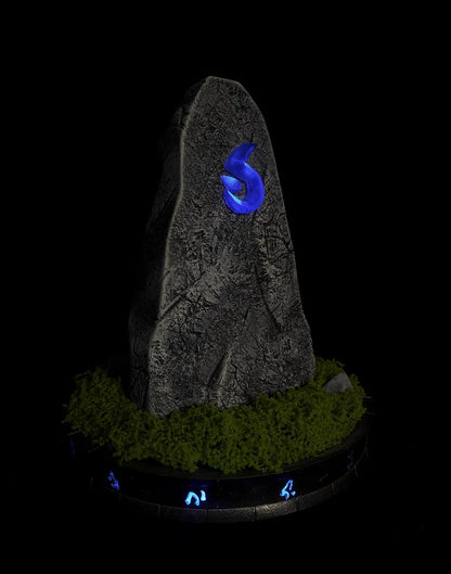 Summoning Stone Statue with Blue Sigil