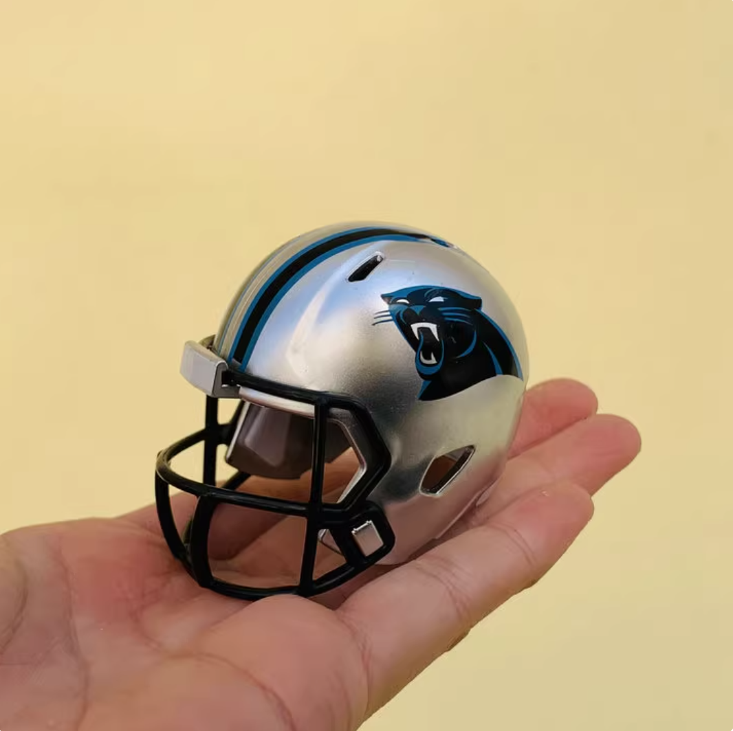 NFL football helmet 1:6 size | Display Case Compatible Scale Replica | Detailed Collector's Showpiece