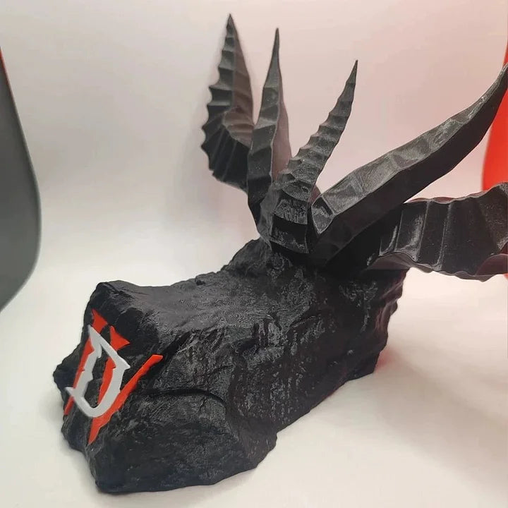 [Dark Sacred Artifact] Lilith Themed Controller Stand | Multi-Platform Compatible with PS5, Xbox, and PC | Devil's Horn Design for an Aesthetic Desktop Gear