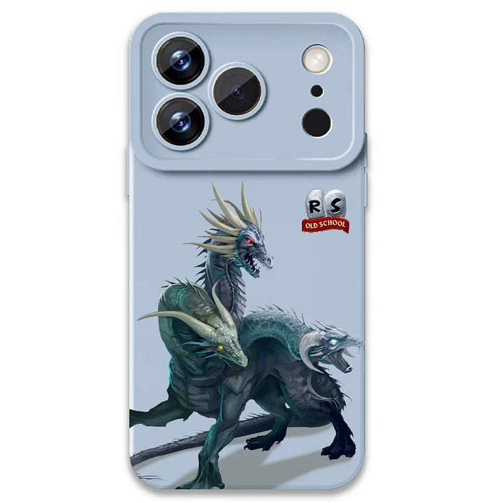 OSRS King Black Dragon Phone Case | 4 Color Options with Classic Boss Art | Protective Durable Cover for Most Phones