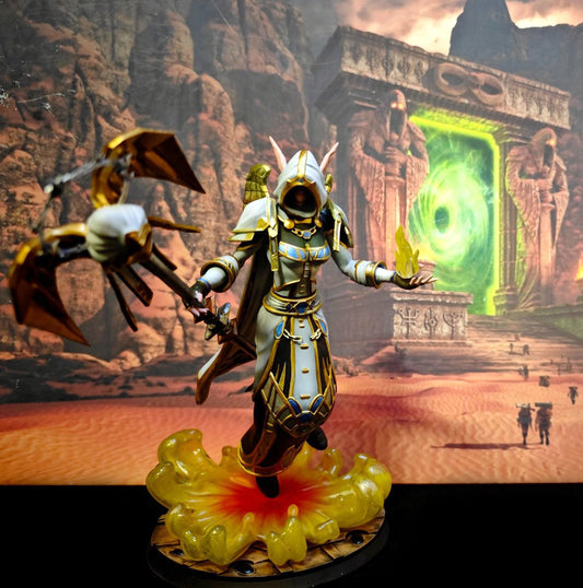 Lyrielle Azureveil（Original） Figure | for World Of Warcraft Fans | ABS Resin | Gamer gift