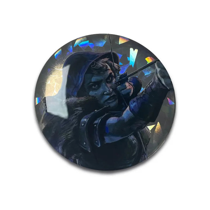 POE2 badge | Amazon | Deadeye | Stormweaver | Laser Reflective Metal Enamel Badges | Cool Collectible for Display