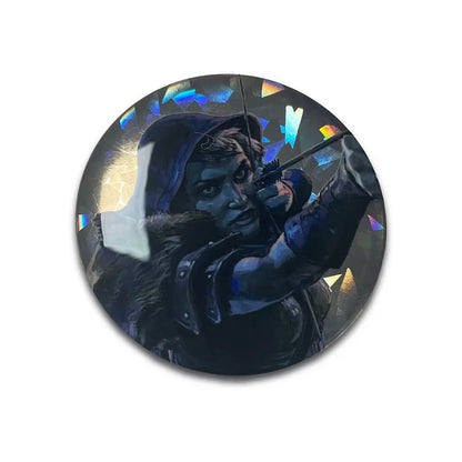 POE2 badge | Amazon | Deadeye | Stormweaver | Laser Reflective Metal Enamel Badges | Cool Collectible for Display