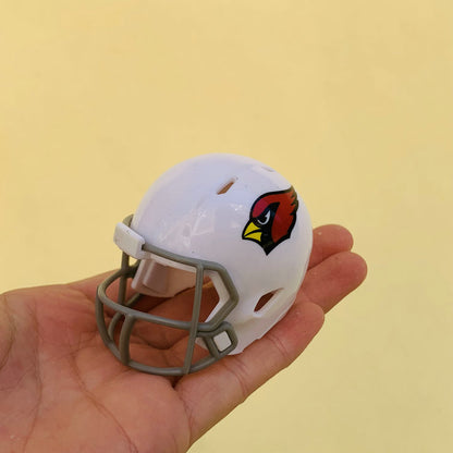NFL football helmet 1:6 size | Display Case Compatible Scale Replica | Detailed Collector's Showpiece