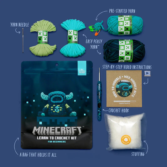 Minecraft Warden Crochet Kit