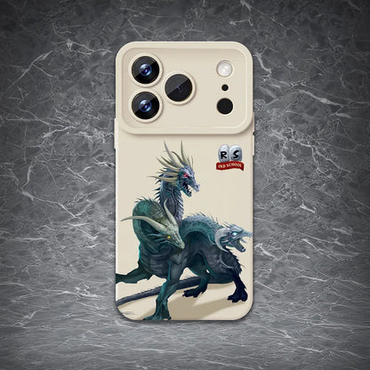 OSRS King Black Dragon Phone Case | 4 Color Options with Classic Boss Art | Protective Durable Cover for Most Phones