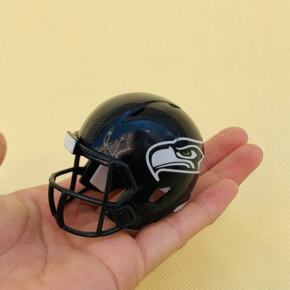 NFL football helmet 1:6 size | Display Case Compatible Scale Replica | Detailed Collector's Showpiece