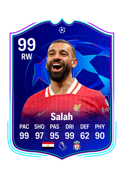 Salah customized football cards | Premium Custom Printing on Quality Stock | Collector's Edition Football Memorabilia