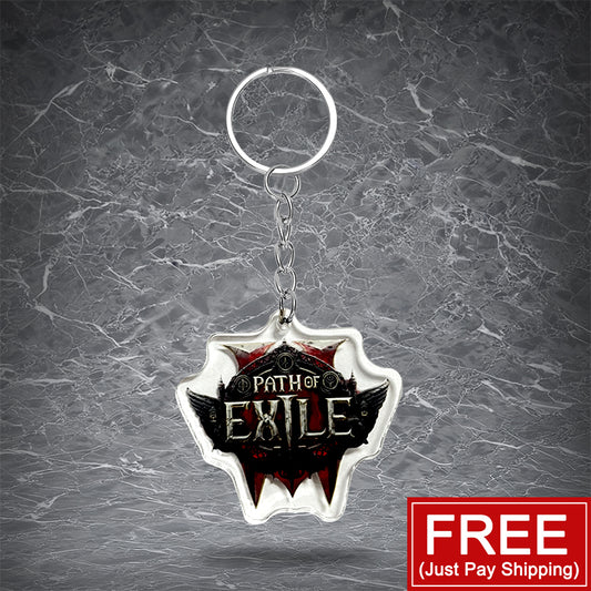 POE 2 logo Acrylic Keychain(FREE! You Just Pay Shipping)