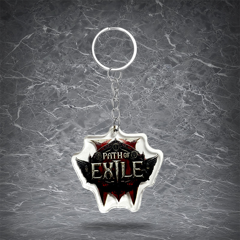 POE 2 logo Acrylic Keychain(FREE! You Just Pay Shipping)