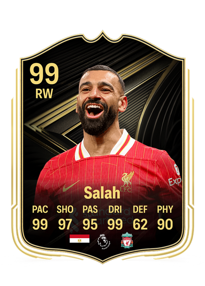 Salah customized football cards | Premium Custom Printing on Quality Stock | Collector's Edition Football Memorabilia