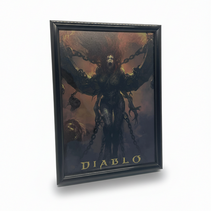 D4 Andariel Picture Frame | High-Quality Frame with Official Artwork | For Wall Display & Home Decor | A Must-Have Diablo Collectible Memorabilia