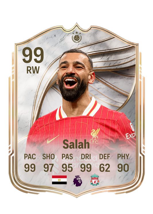 Salah customized football cards | Premium Custom Printing on Quality Stock | Collector's Edition Football Memorabilia