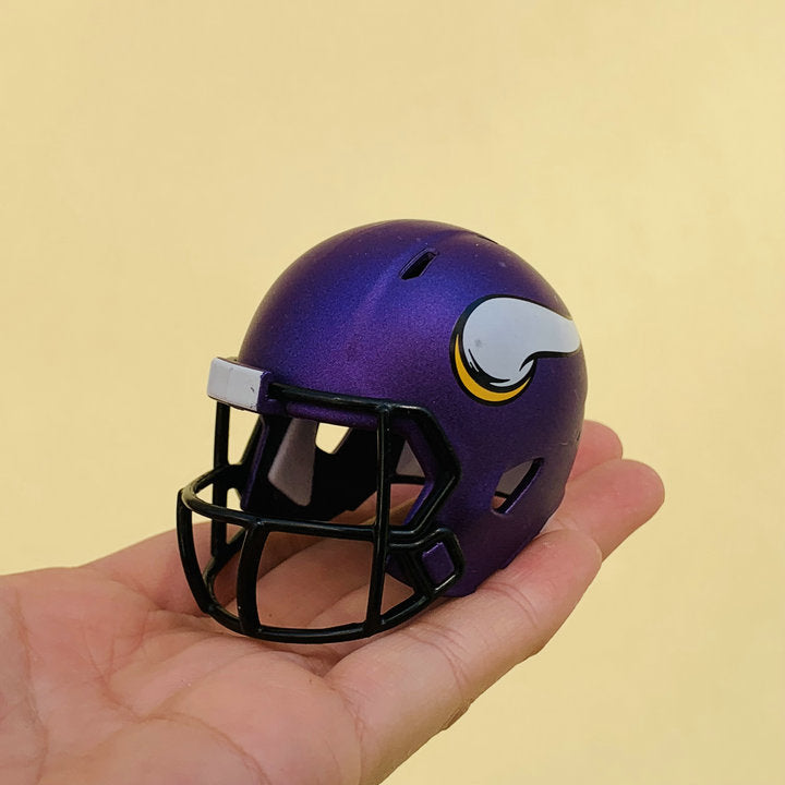 NFL football helmet 1:6 size | Display Case Compatible Scale Replica | Detailed Collector's Showpiece