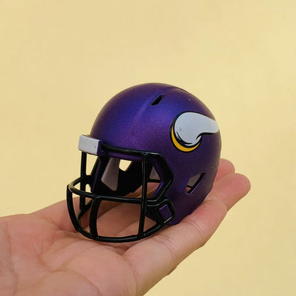NFL football helmet 1:6 size | Display Case Compatible Scale Replica | Detailed Collector's Showpiece
