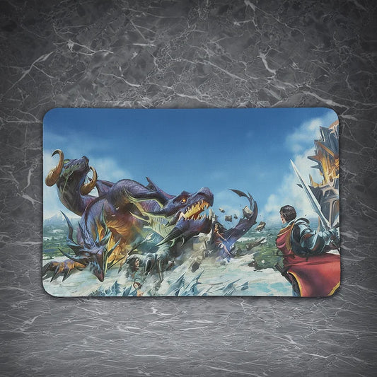 OSRS King Black Dragon Carpet | Large Floor Mat with Classic Boss Battle Art | Non-Slip Rug for Gaming Room Decor | Premium OSRS Themed Collectible for True Fans