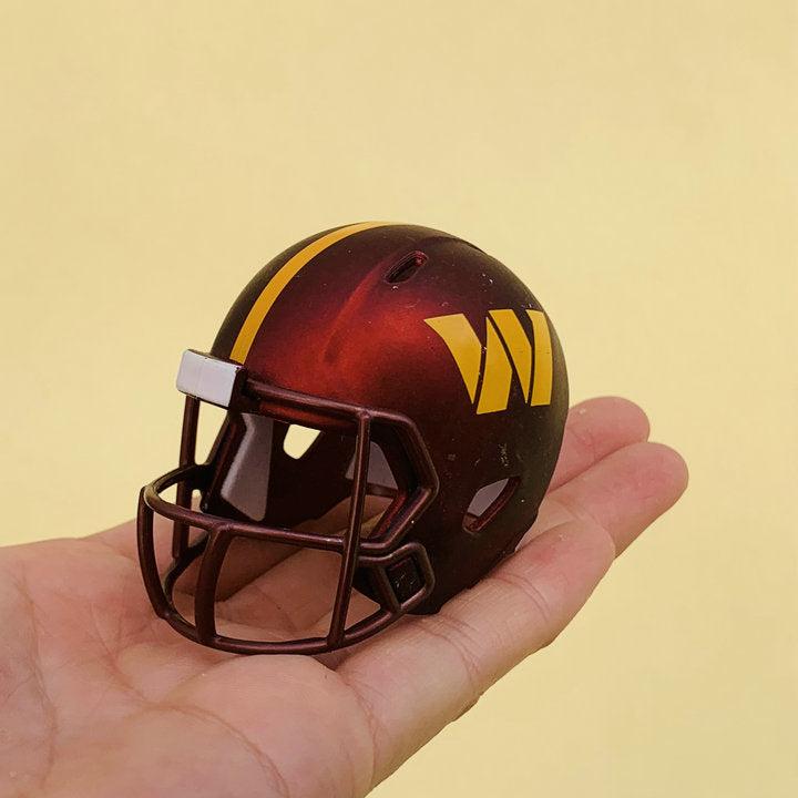 NFL football helmet 1:6 size | Display Case Compatible Scale Replica | Detailed Collector's Showpiece