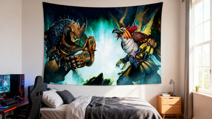 OSRS Wall Fabric | Large Hanging Decor for Gaming Room & Bedroom | Must-Have Collectible for True RuneScape Fans