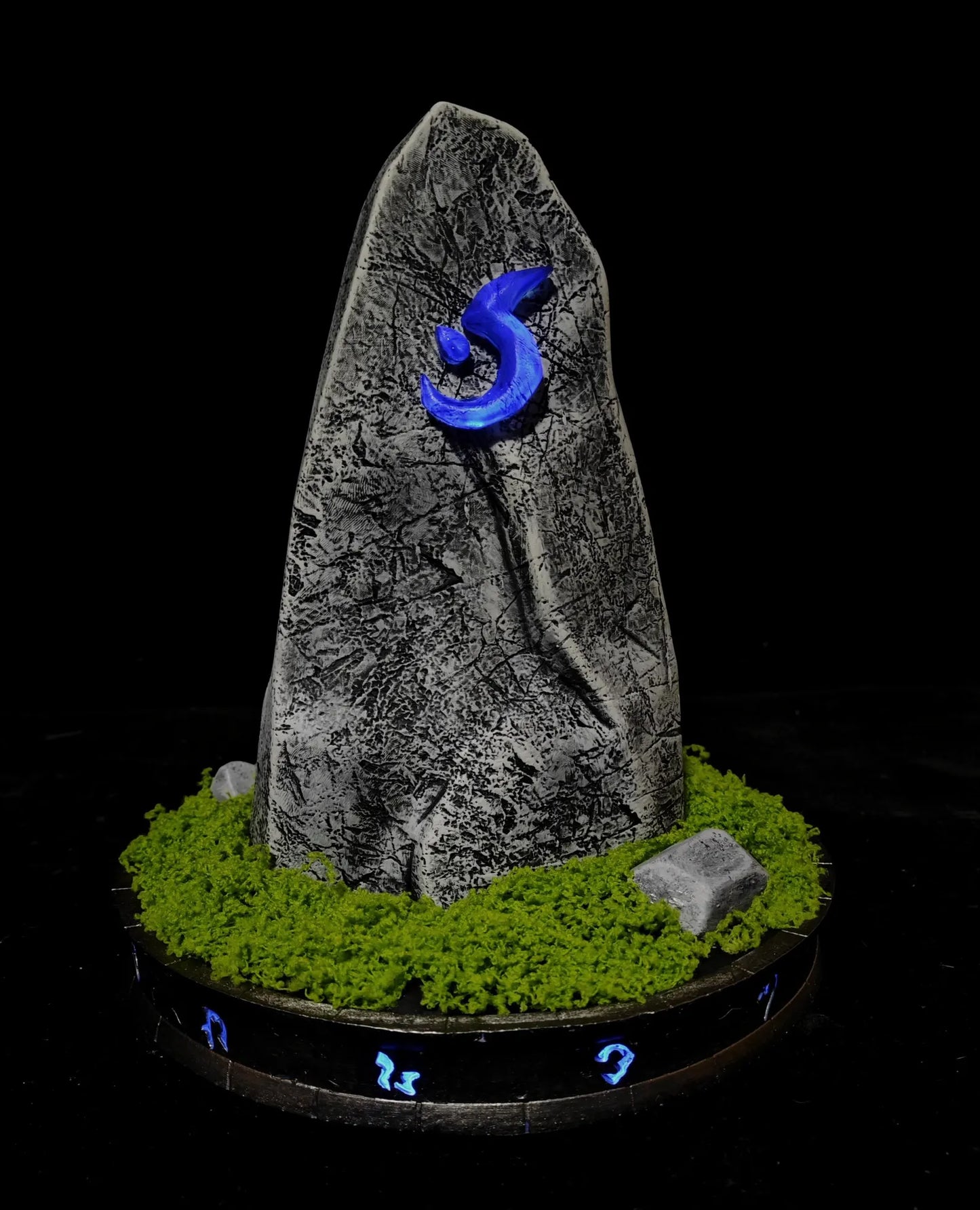 Summoning Stone Statue with Blue Sigil