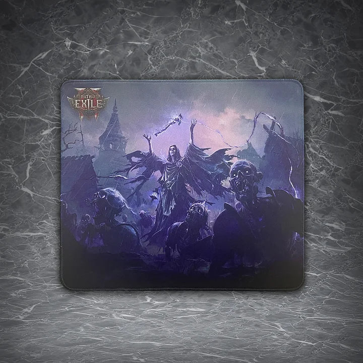 POE2 Witch Desk Mat | Large Gaming Mouse Pad | Non-Slip Rubber Base for PC Setup | Essential Accessory for Path of Exile 2 Players