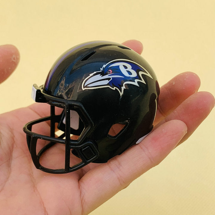 NFL football helmet 1:6 size | Display Case Compatible Scale Replica | Detailed Collector's Showpiece