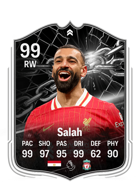 Salah customized football cards | Premium Custom Printing on Quality Stock | Collector's Edition Football Memorabilia