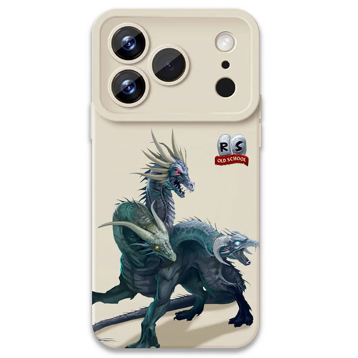 OSRS King Black Dragon Phone Case | 4 Color Options with Classic Boss Art | Protective Durable Cover for Most Phones