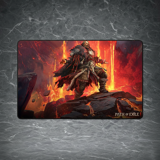 The Saman Gaming Desk Pad | for Path of Exile 2 Fans | High-Res Character Art | Best Gamer Gift
